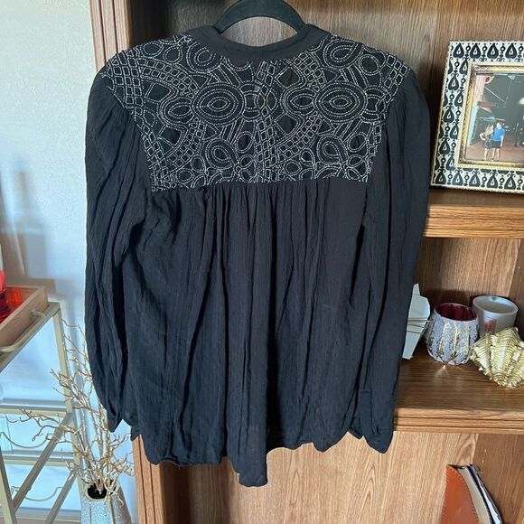 FREE PEOPLE CANYON ROSE BLOUSE - Picture 4 of 6